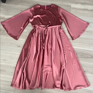 Elegant Pink Maxi Dress